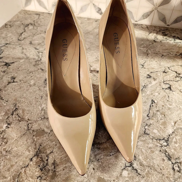 Guess Nude Heels Women's Size 10 - Picture 2 of 12